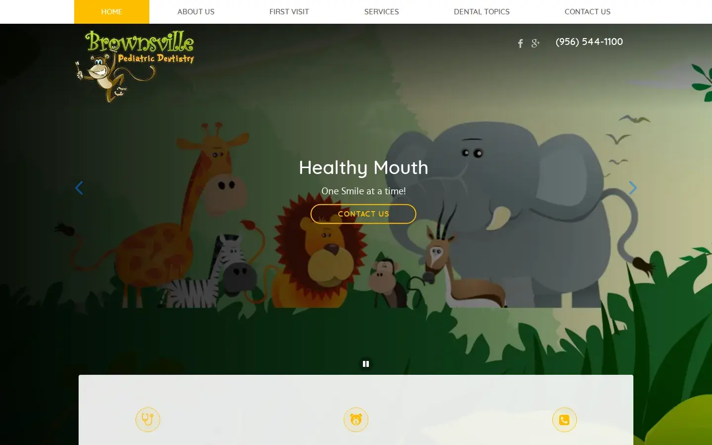 Homepage preview of Brownsville Pediatric Dentistry