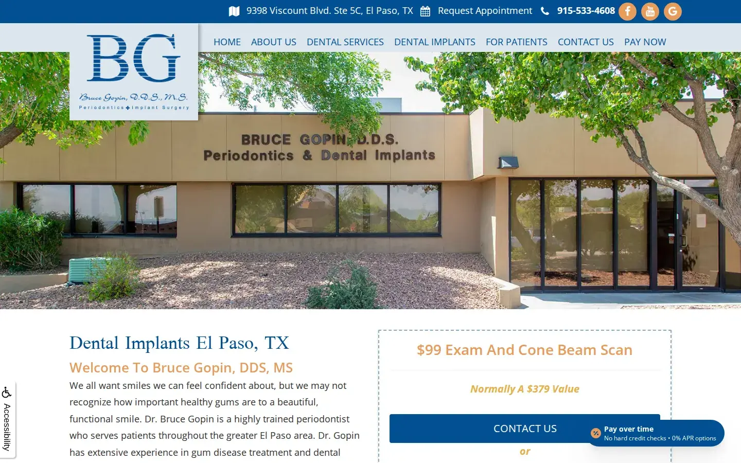 Homepage preview of Bruce Gopin, DDS, MS