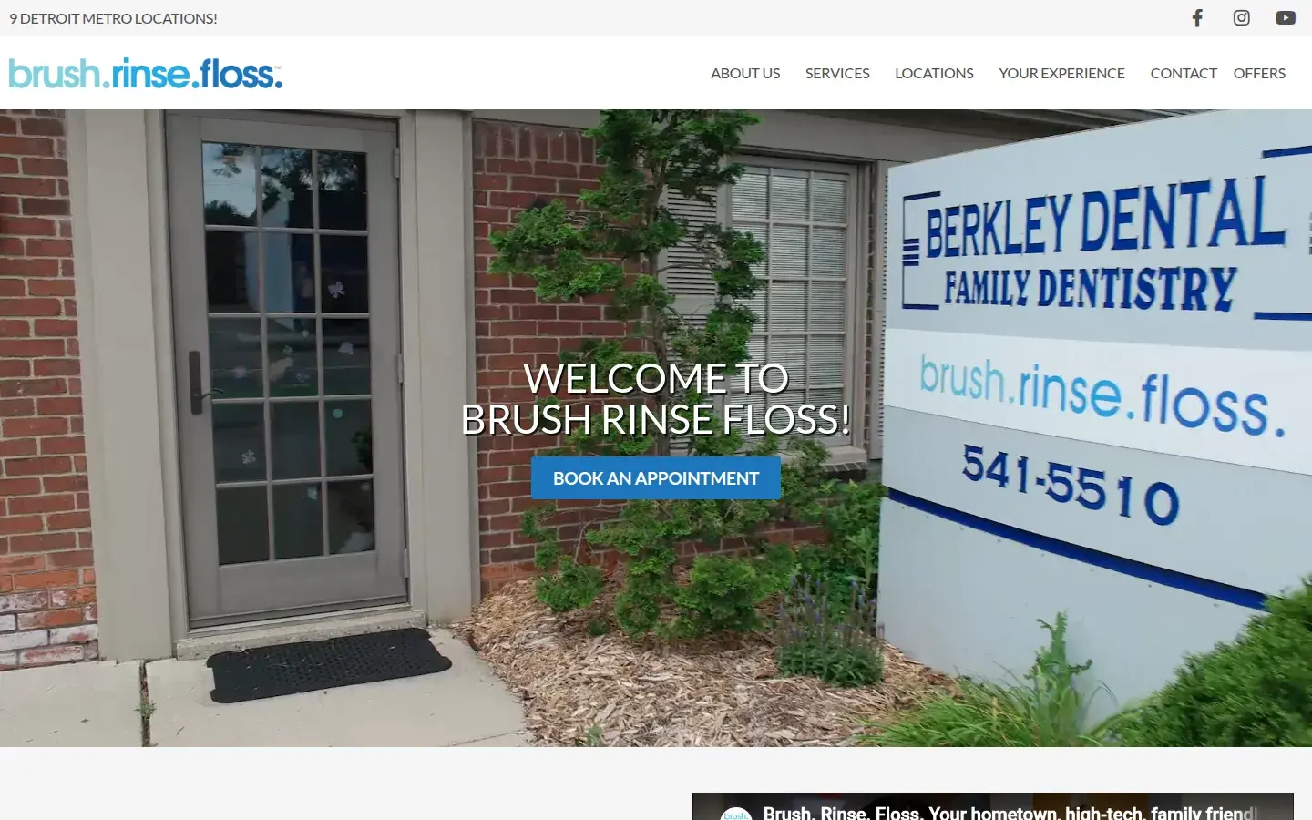 Homepage preview of Brush Rinse Floss