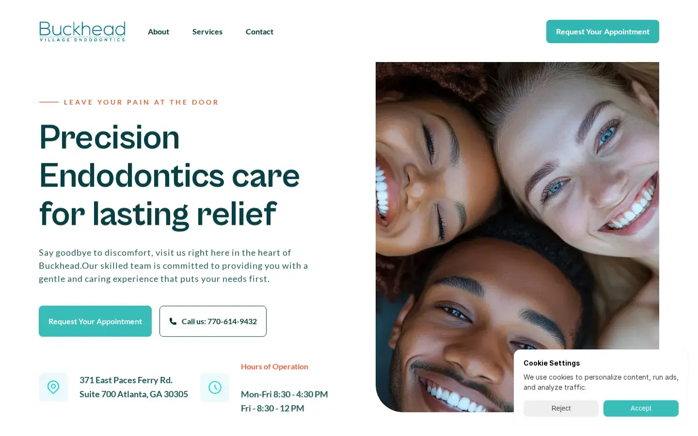Homepage preview of Buckhead Village Endodontics