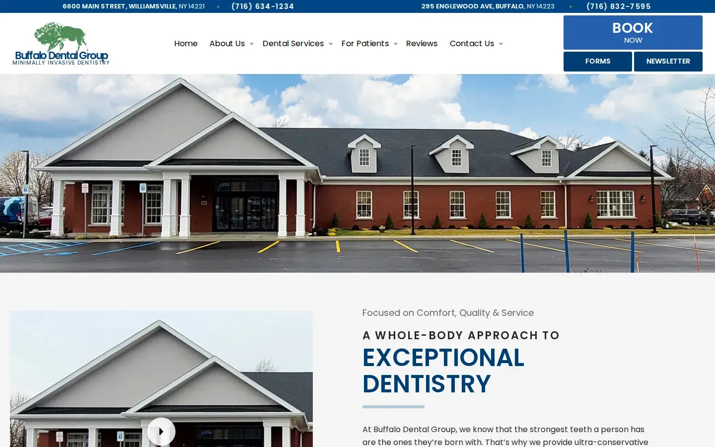 Homepage preview of Buffalo Dental Group