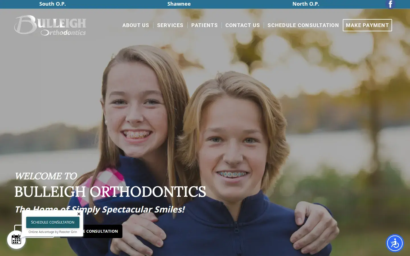 Homepage preview of Bulleigh Orthodontics