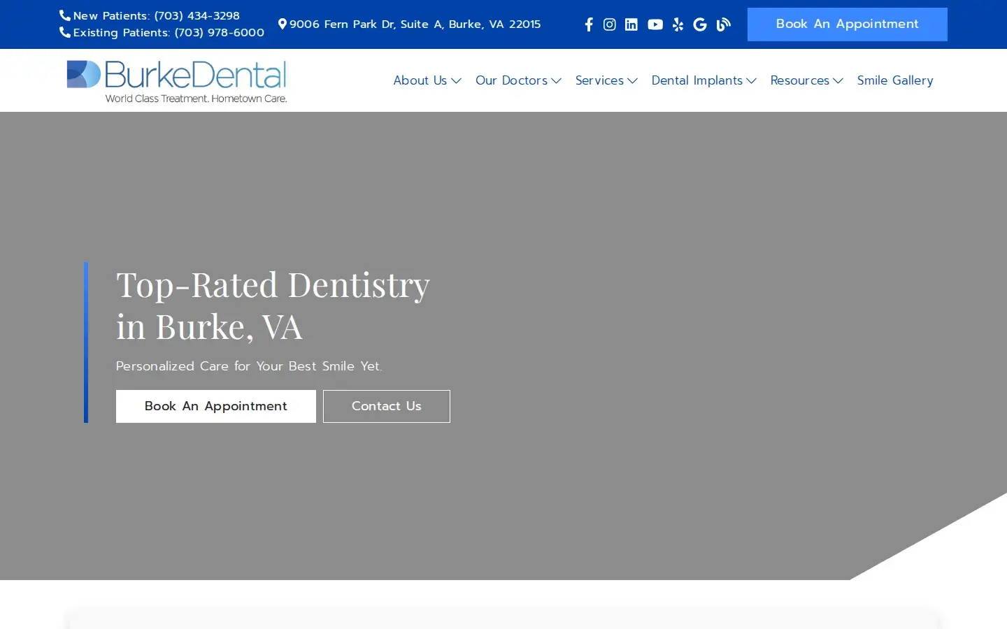 Homepage preview of Burke Dental – Dr. Farzin Ghanavati