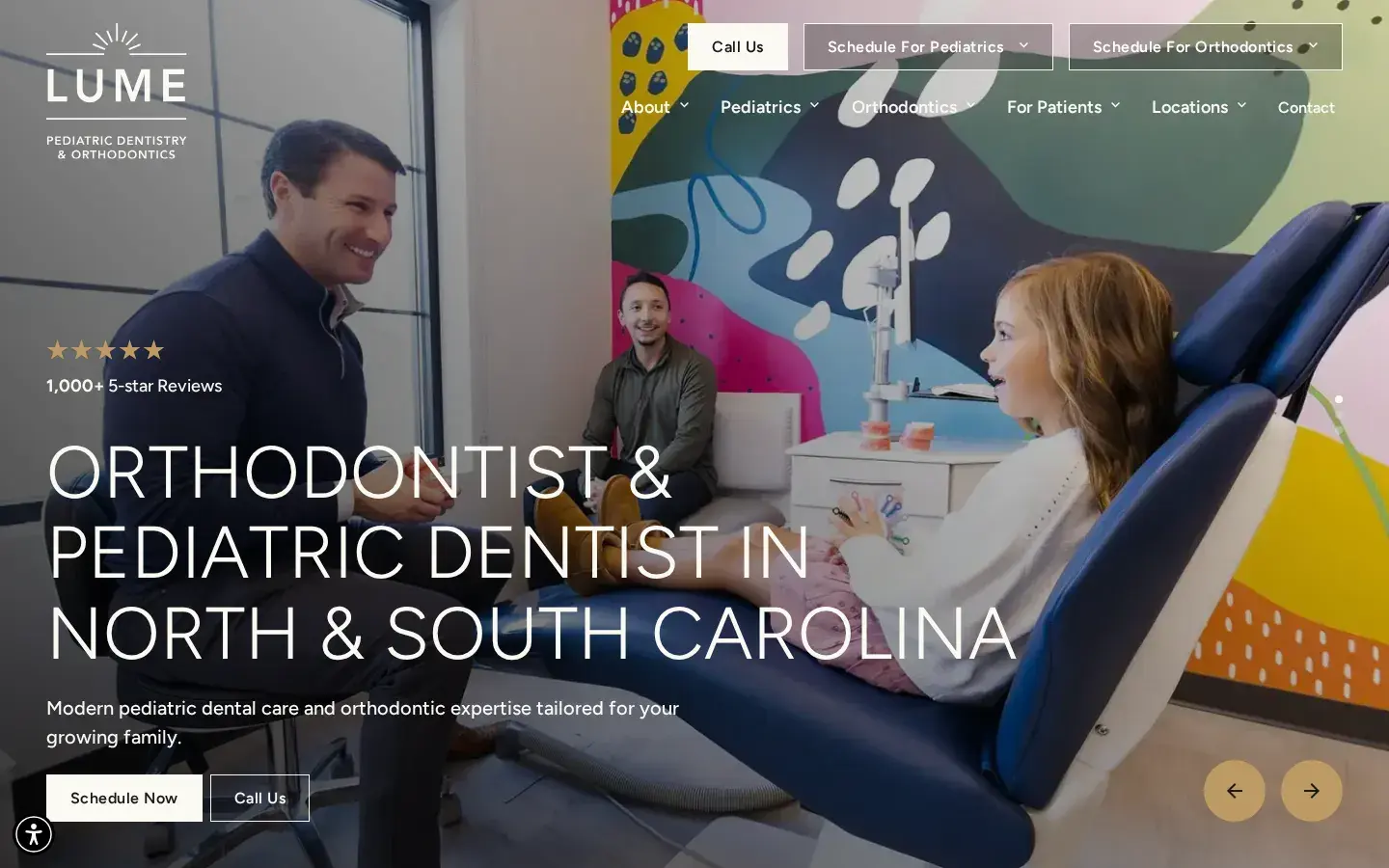 Homepage preview of Burrow & Welchel Orthodontics of Charlotte