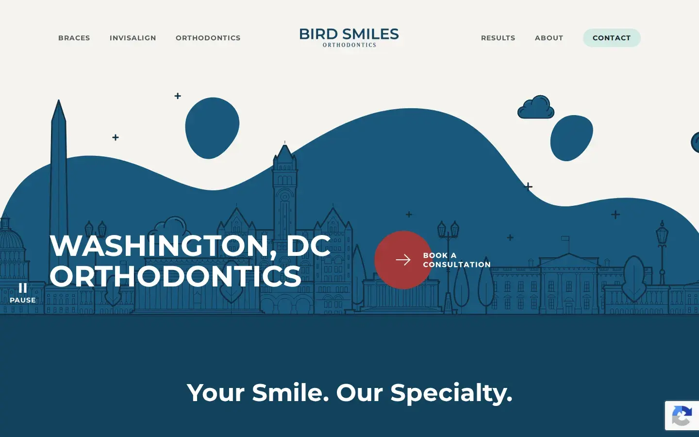 Homepage preview of Byrdsmiles Orthodontics