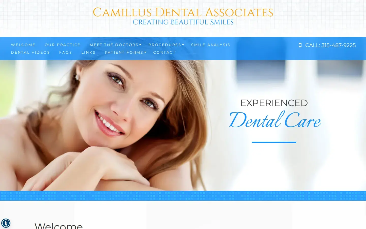 Homepage preview of Camillus Dental Associates