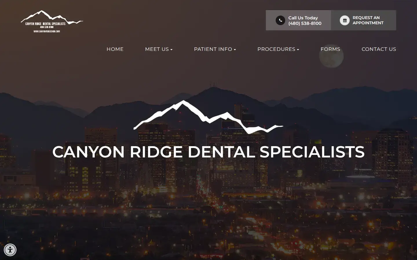 Homepage preview of Canyon Ridge Endodontics