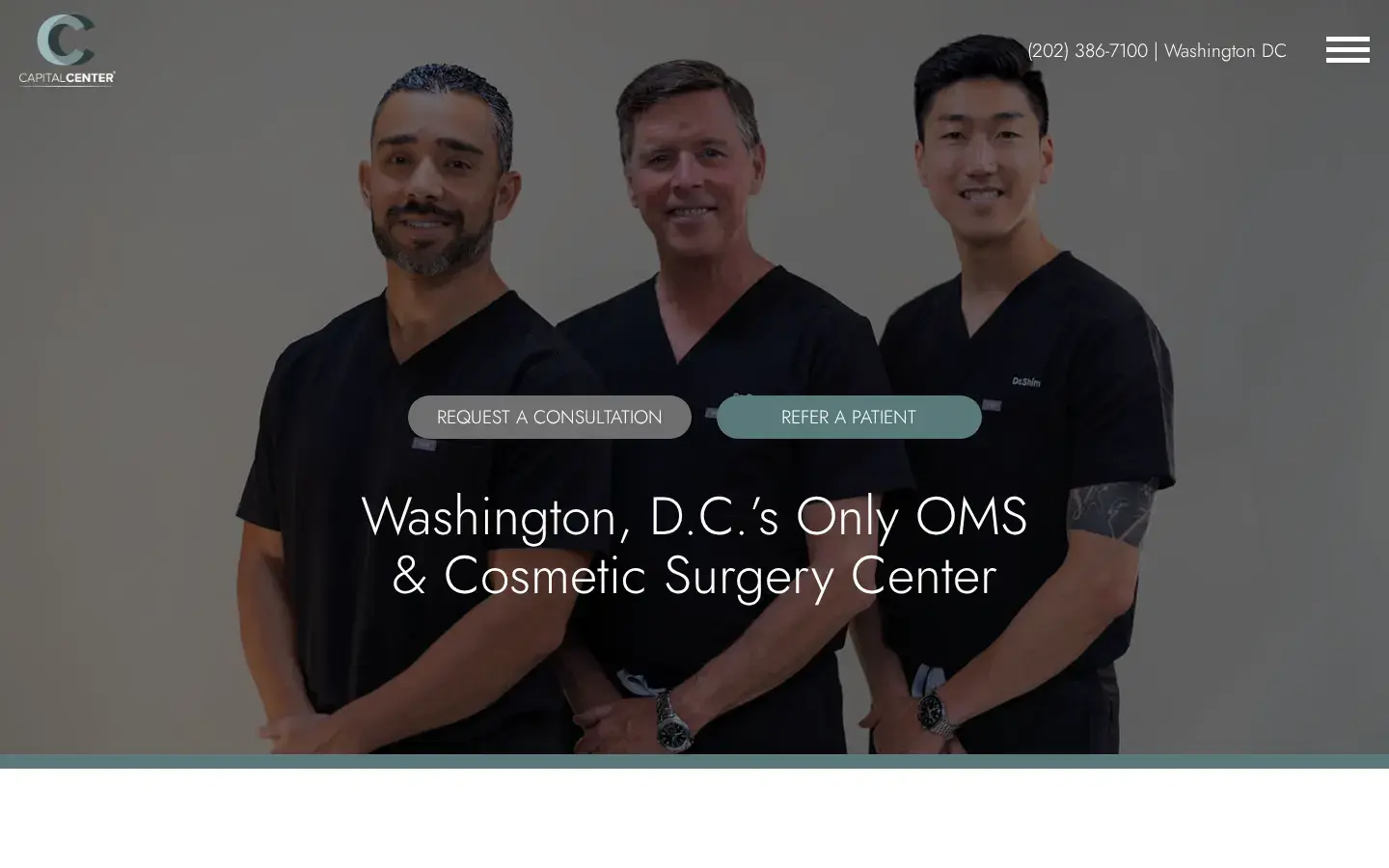 Homepage preview of Capital Center® For Oral and Maxillofacial Surgery and For Cosmetic Surgery