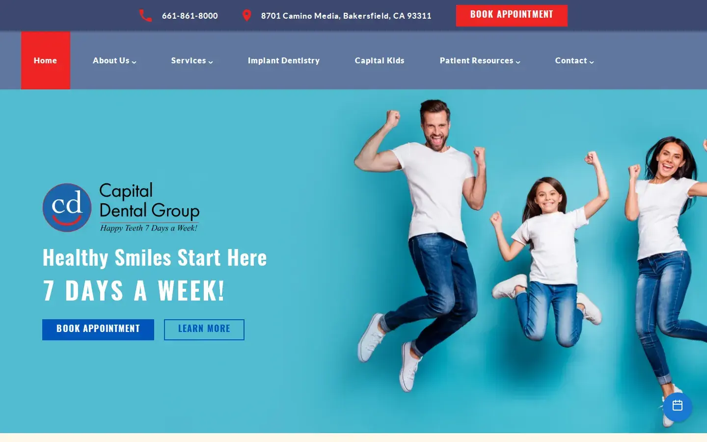 Homepage preview of Capital Dental Group