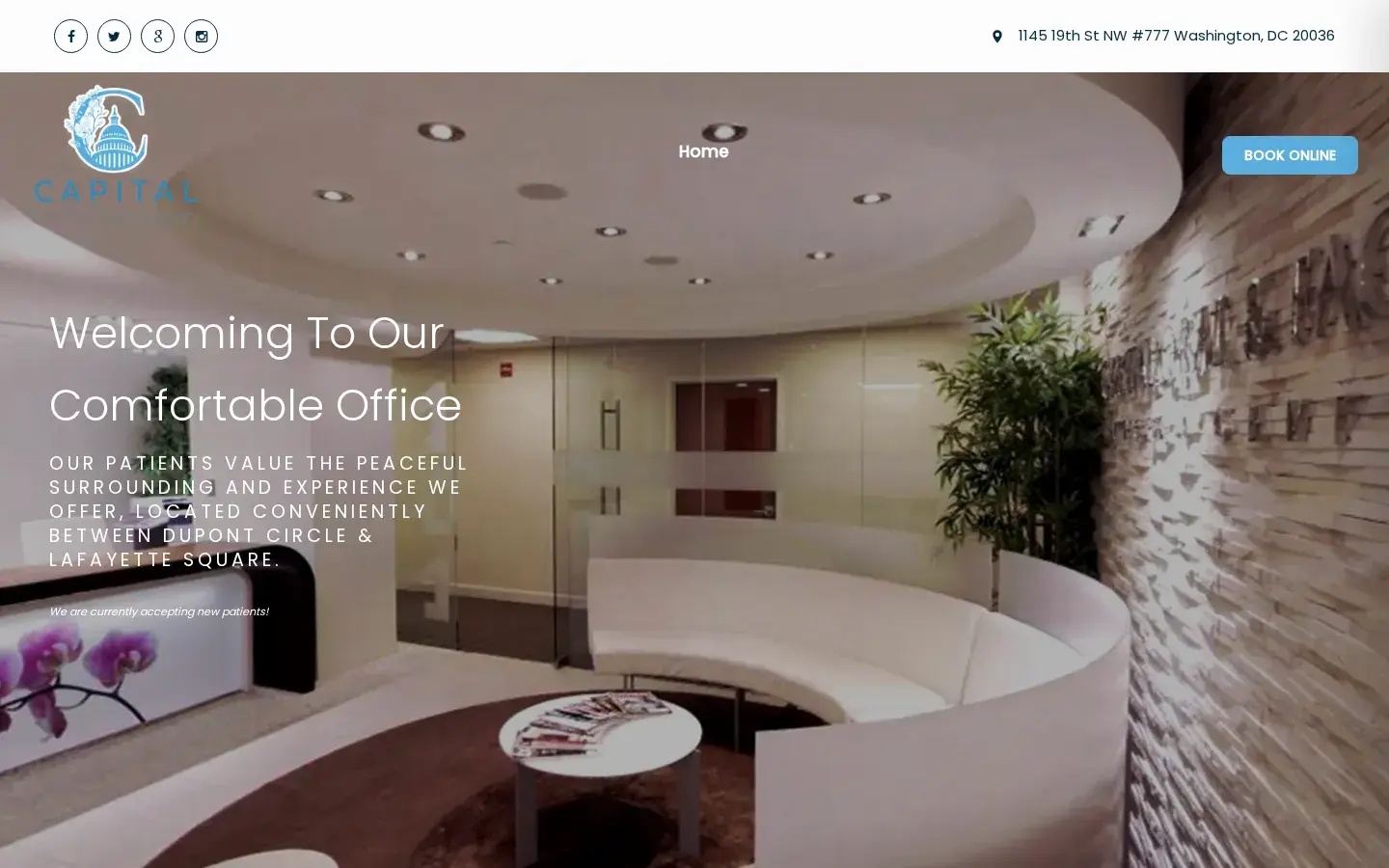 Homepage preview of Capital Oral & Facial Surgery Center