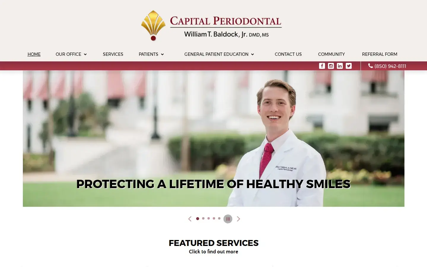 Homepage preview of Capital Periodontal Associates PA