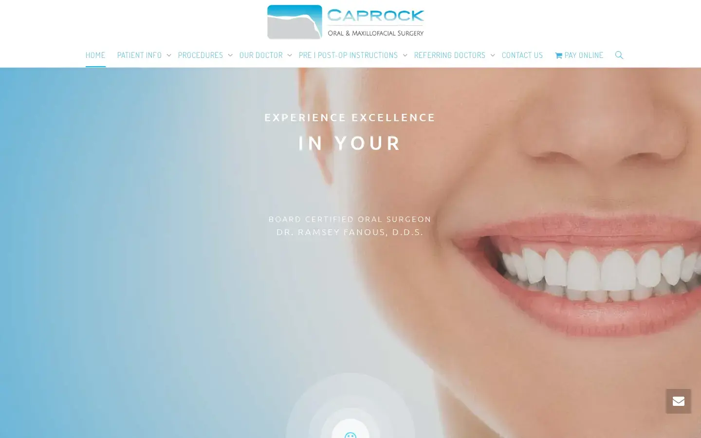Homepage preview of Caprock Oral & Maxillofacial Surgery