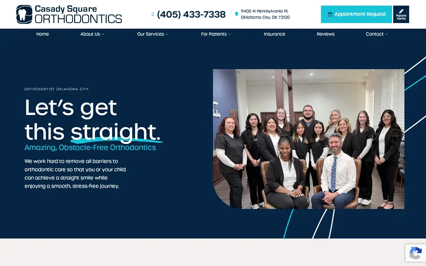 Homepage preview of Casady Square Orthodontics