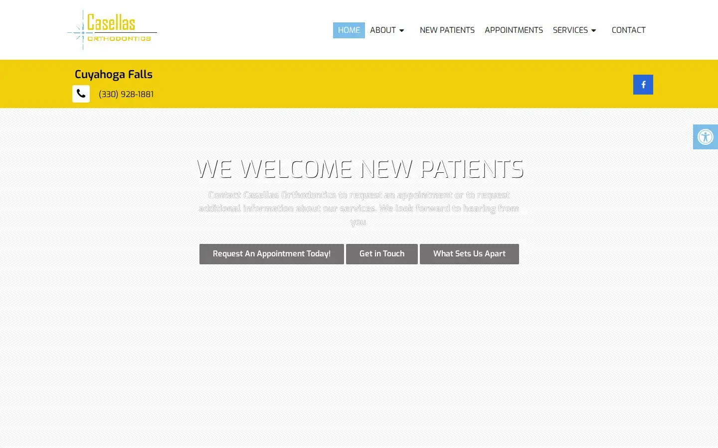 Homepage preview of Casellas Orthodontics