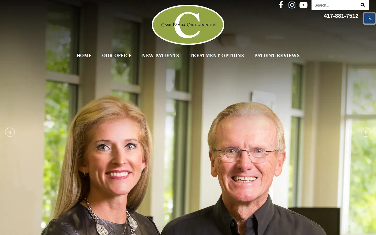 Homepage preview of Cash Family Orthodontics