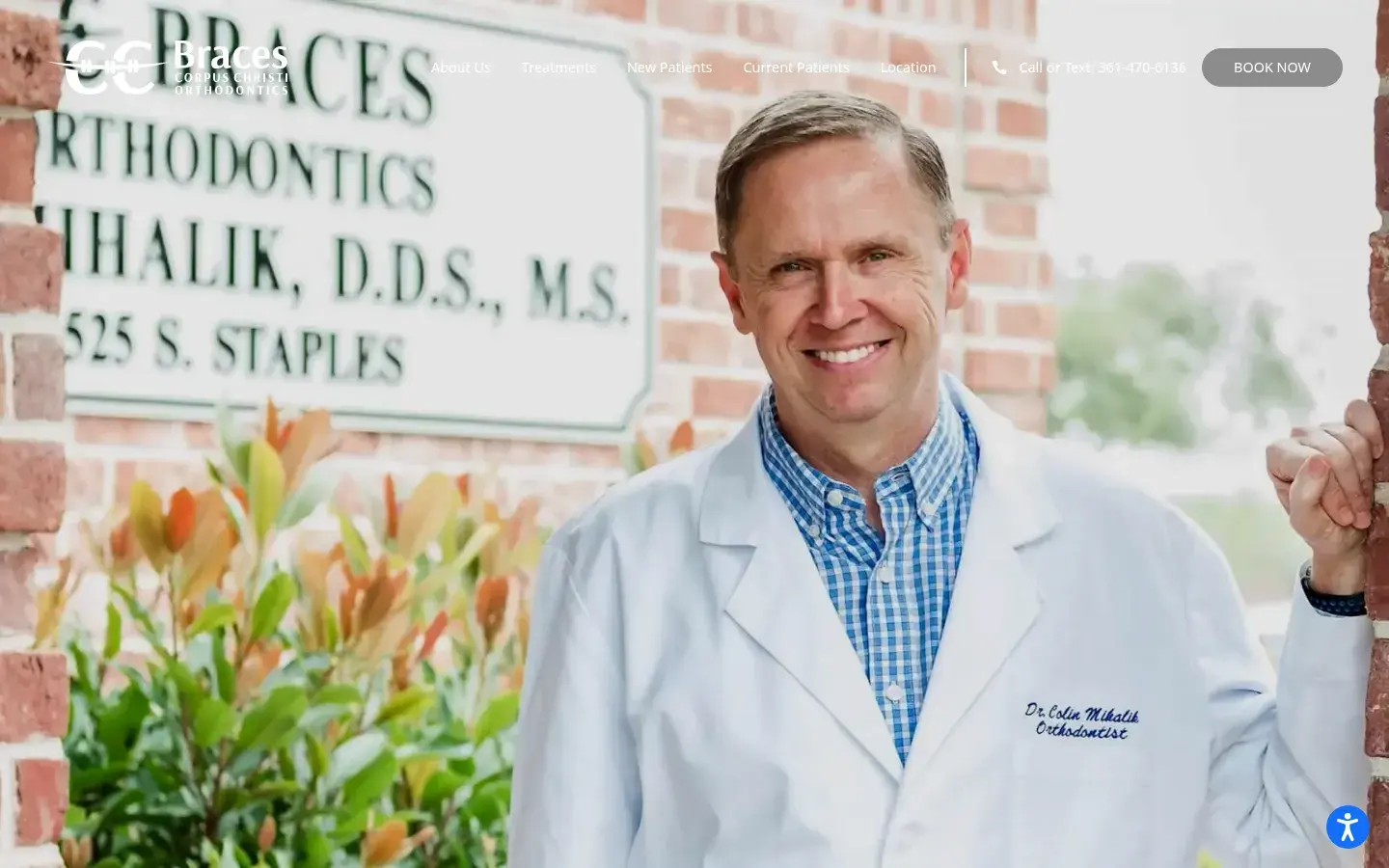 Homepage preview of CC Braces, Corpus Christi Orthodontics