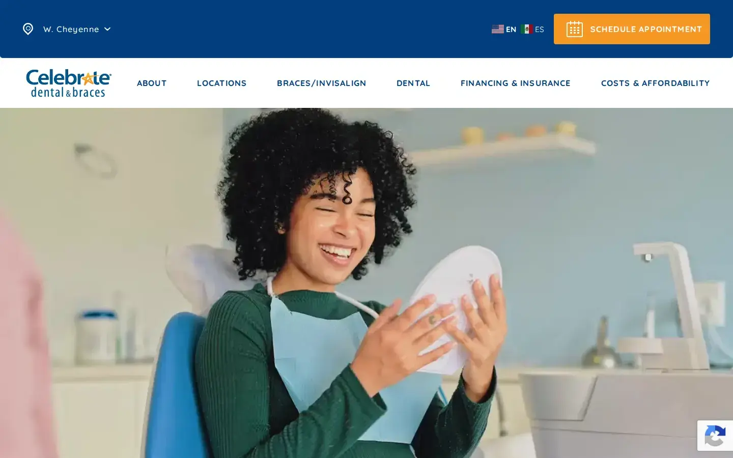 Homepage preview of Celebrate Dental & Braces