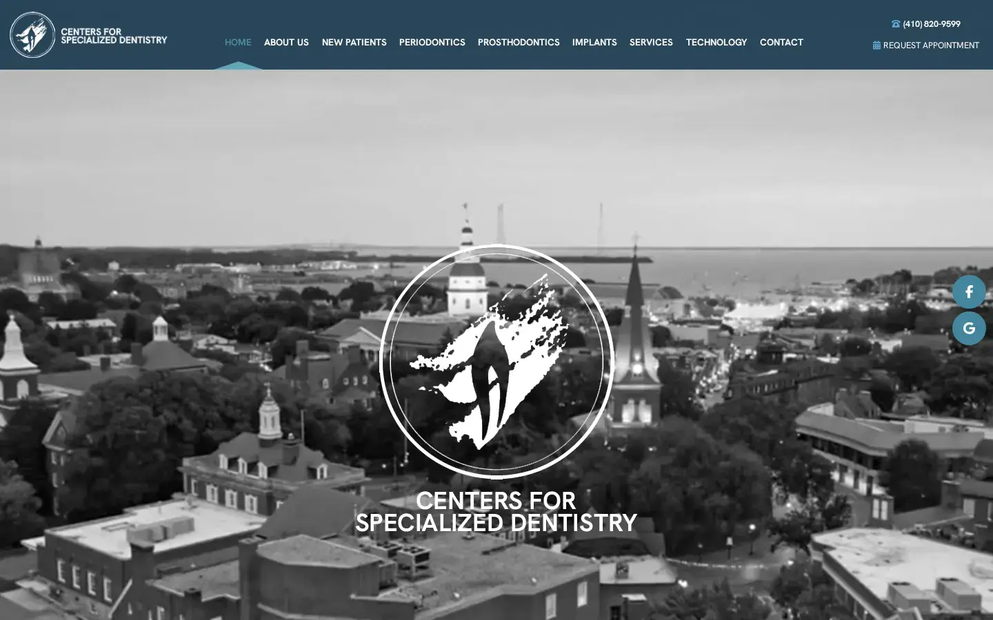 Homepage preview of Center for Specialized Dentistry - Easton
