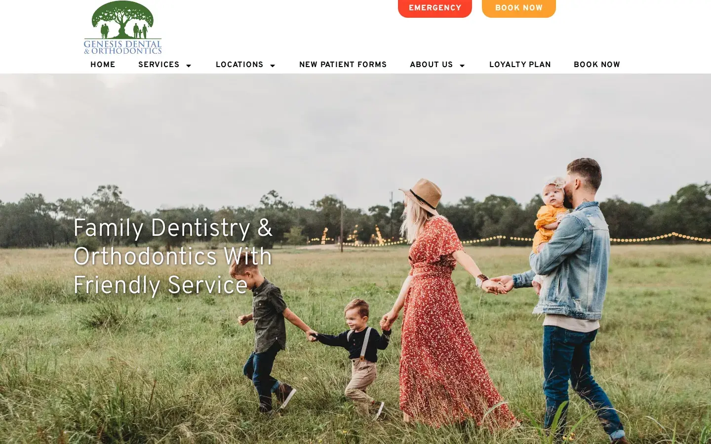 Homepage preview of Central Ave Dental