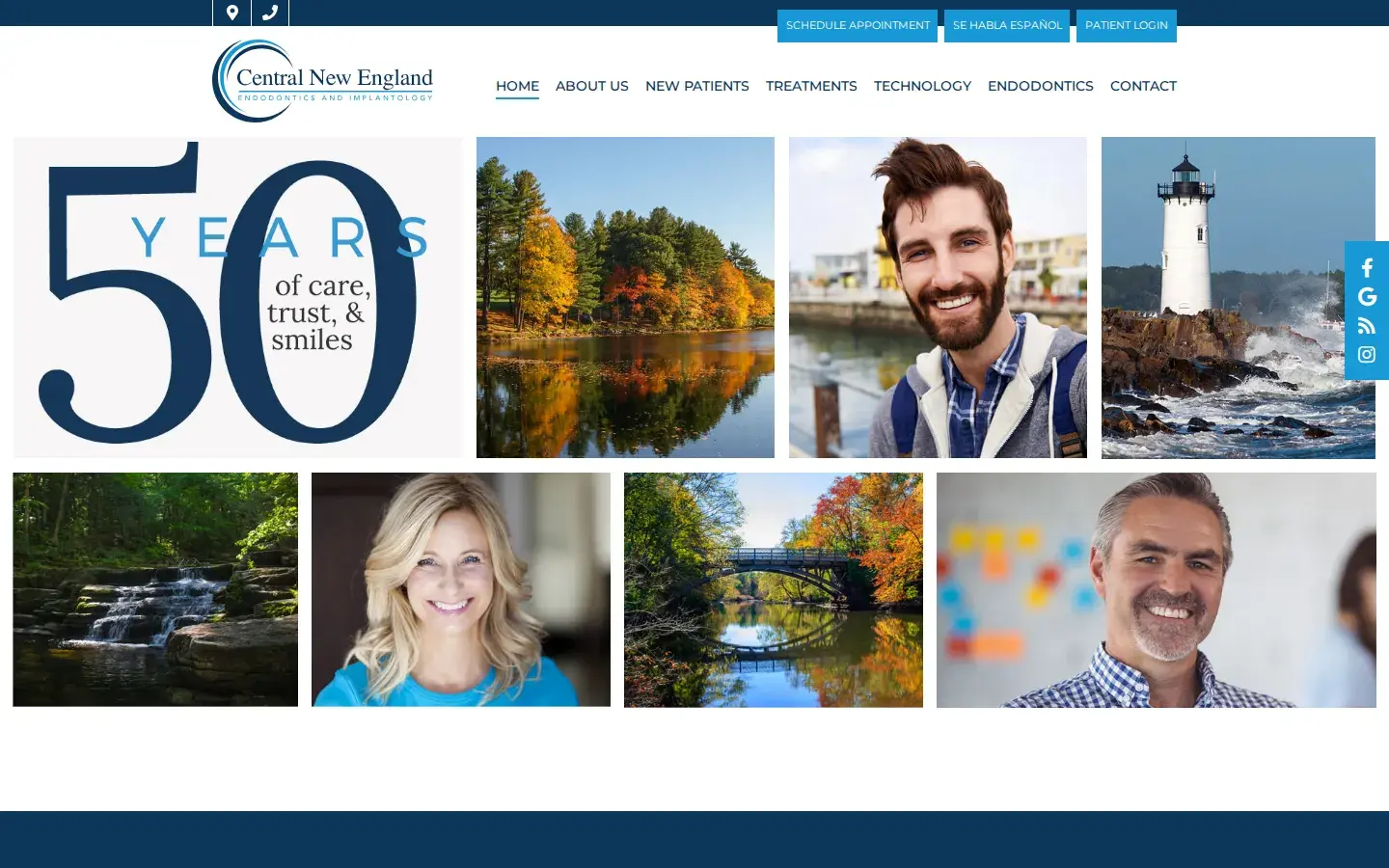 Homepage preview of Central New England Endodontics & Implantology