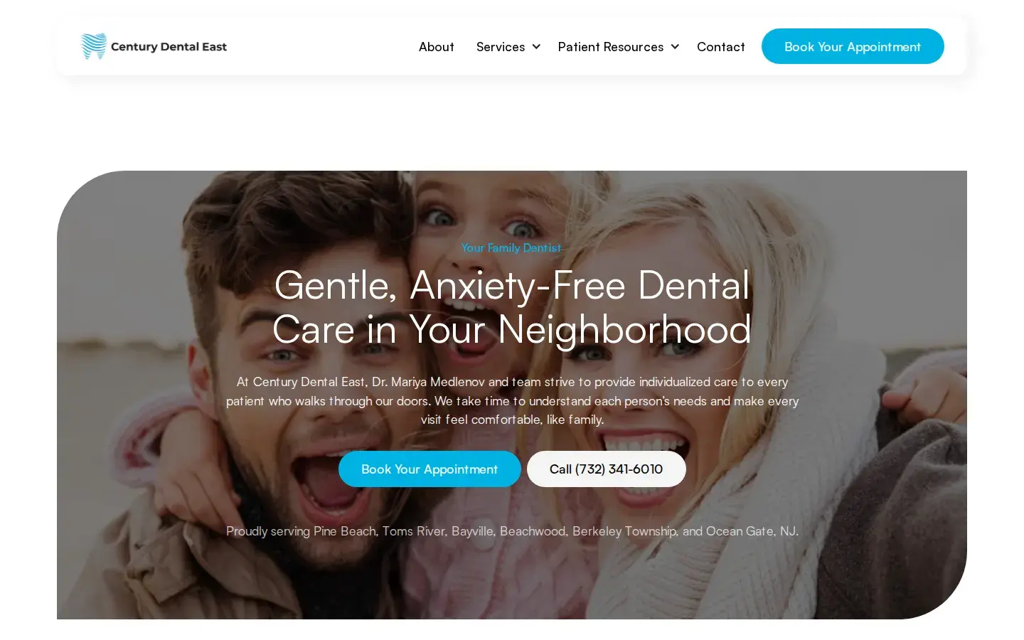 Homepage preview of Century Dental East