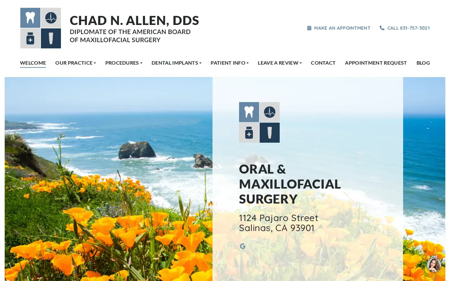 Homepage preview of Chad N. Allen, DDS