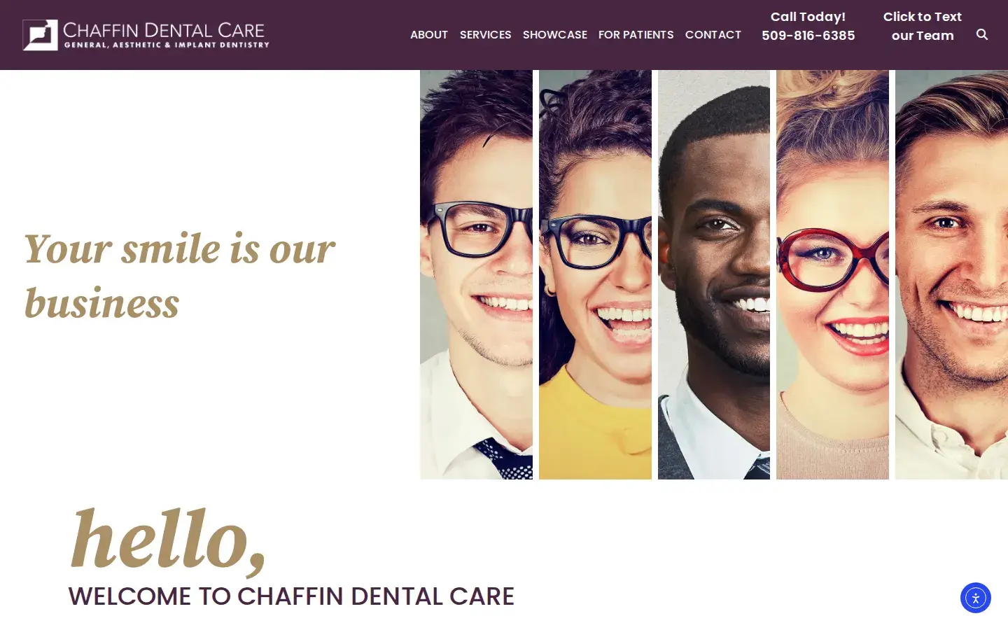 Homepage preview of Chaffin Dental Care