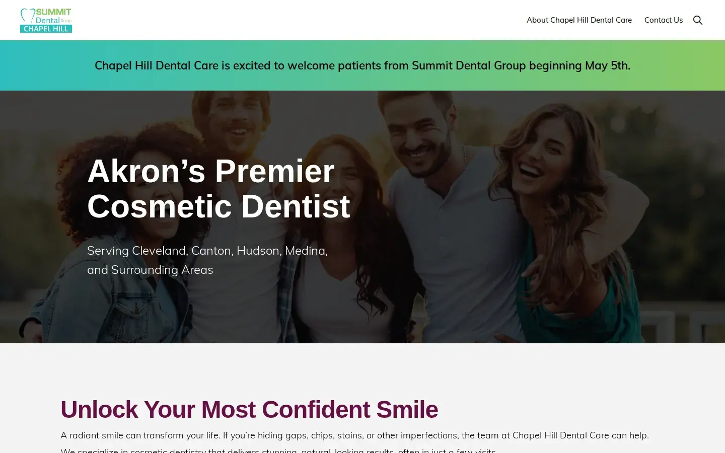 Homepage preview of Chapel Hill Dental Care - Joseph G. Marcius, DDS