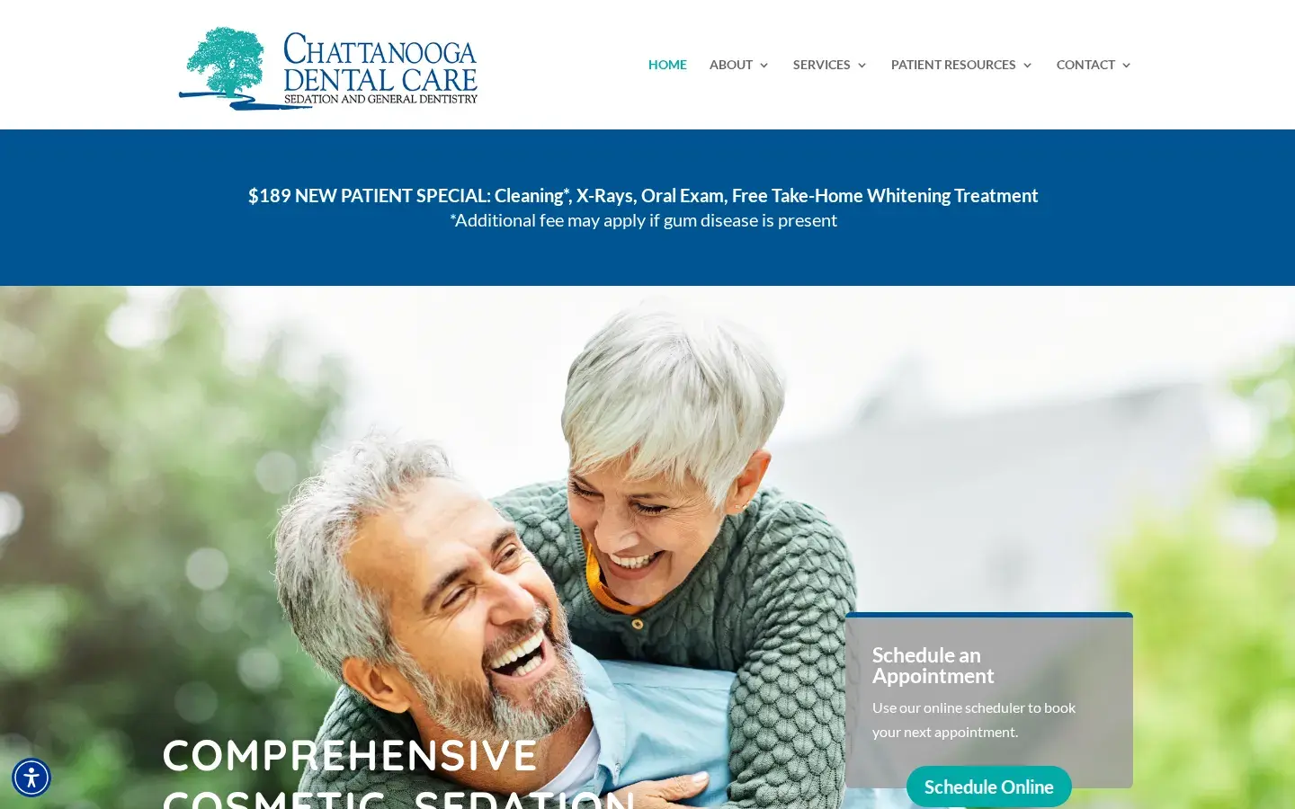 Homepage preview of Chattanooga Dental Care