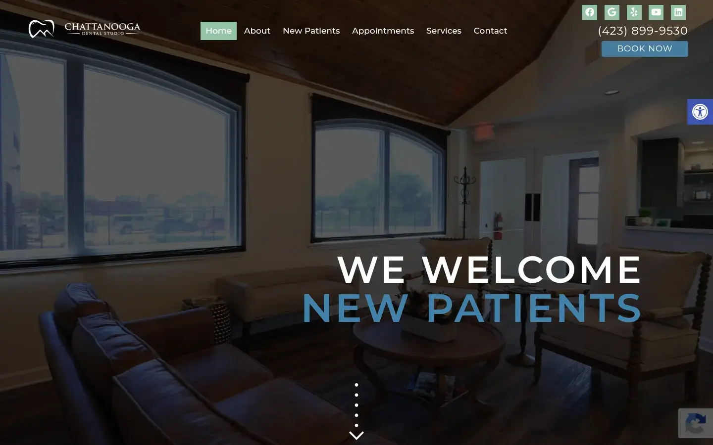 Homepage preview of Chattanooga Dental Studio