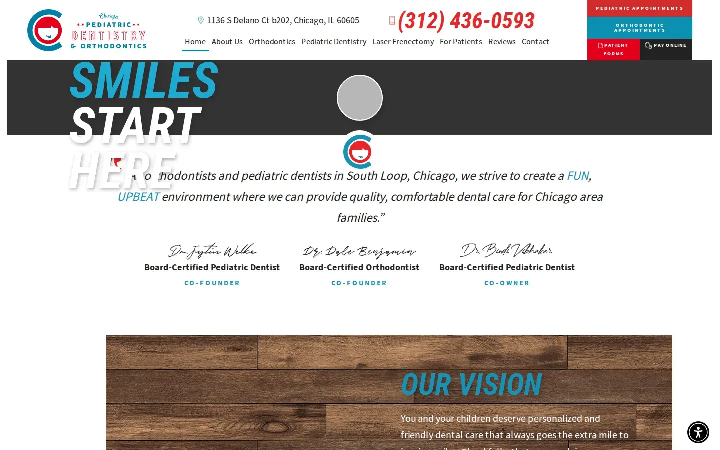 Homepage preview of Chicago Pediatric Dentistry and Orthodontics