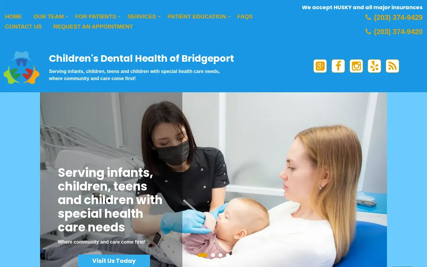 Homepage preview of Children’s Dental Associates