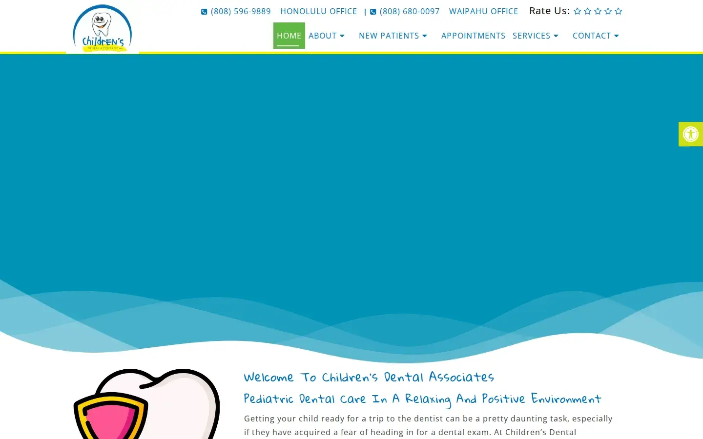 Homepage preview of Children’s Dental Associates Inc.