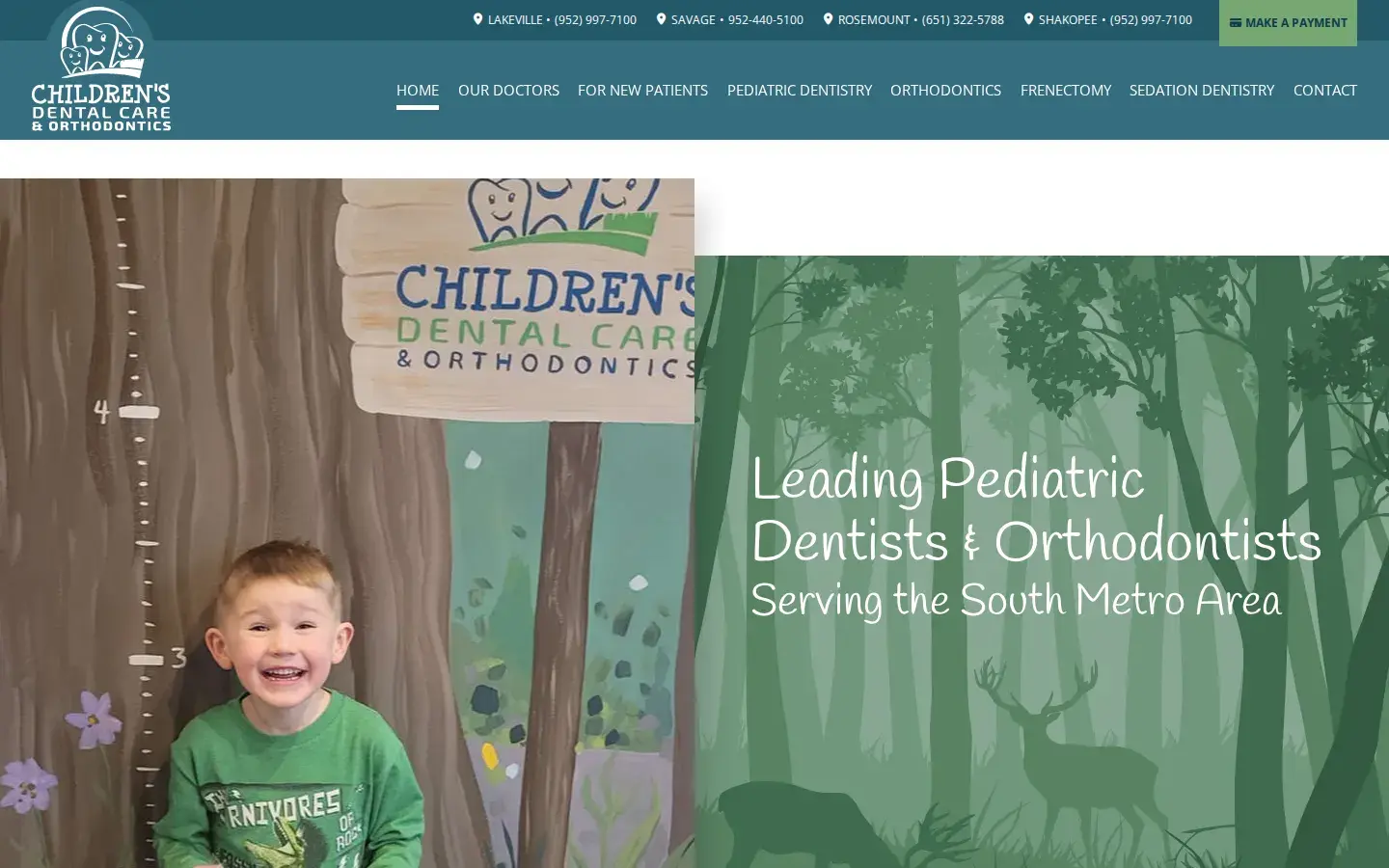 Homepage preview of Children's Dental Care