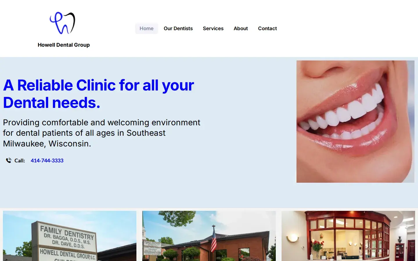 Homepage preview of Children's Dental Clinic SC