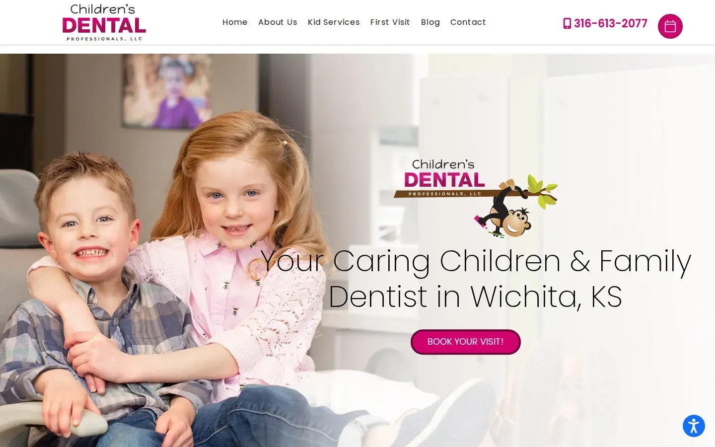 Homepage preview of Children’s Dental Professionals