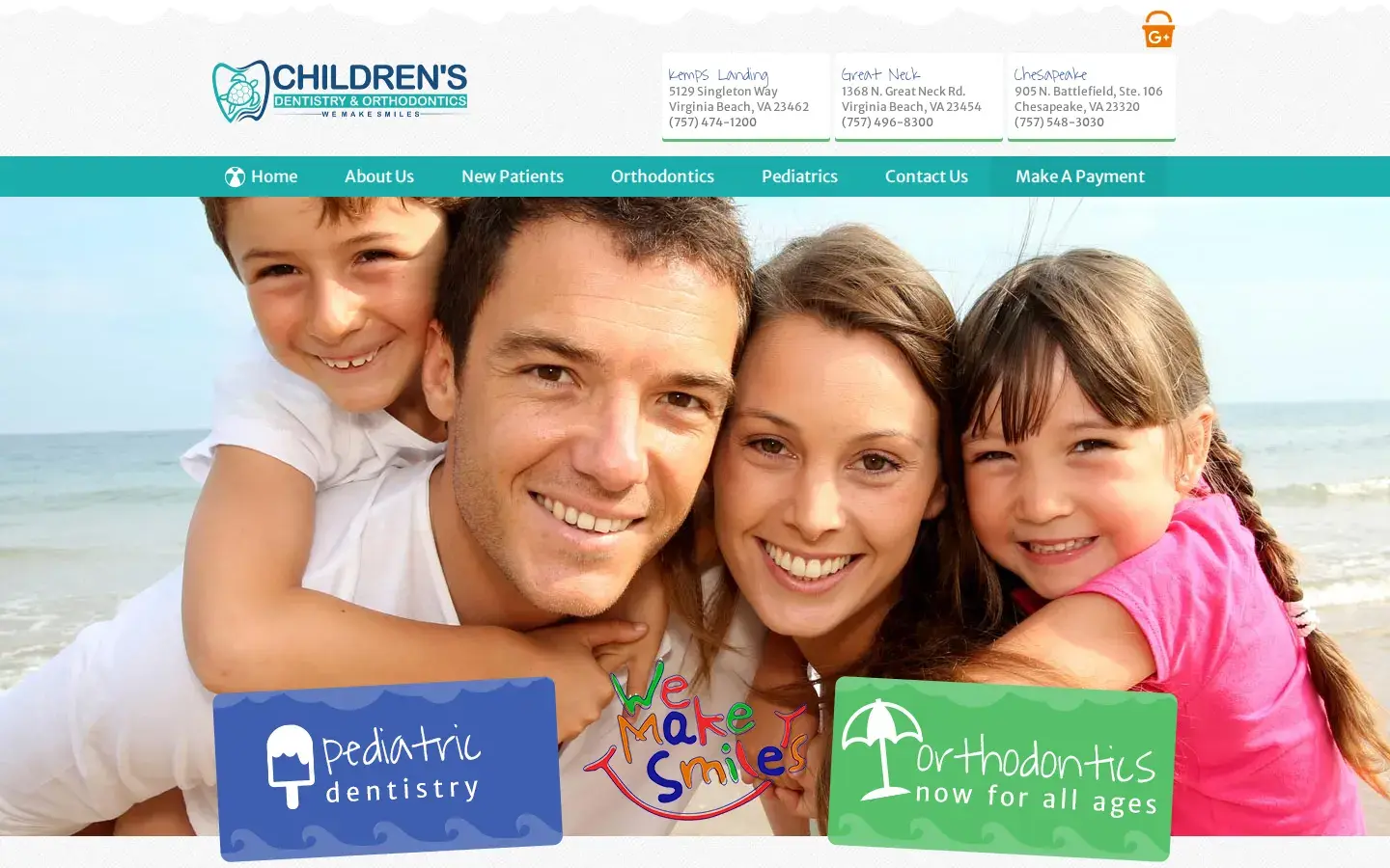 Homepage preview of Children’s Dentistry & Orthodontics