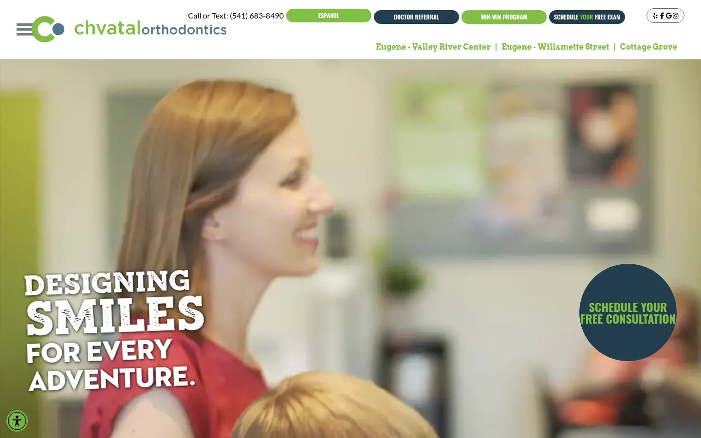 Homepage preview of Chvatal Orthodontics