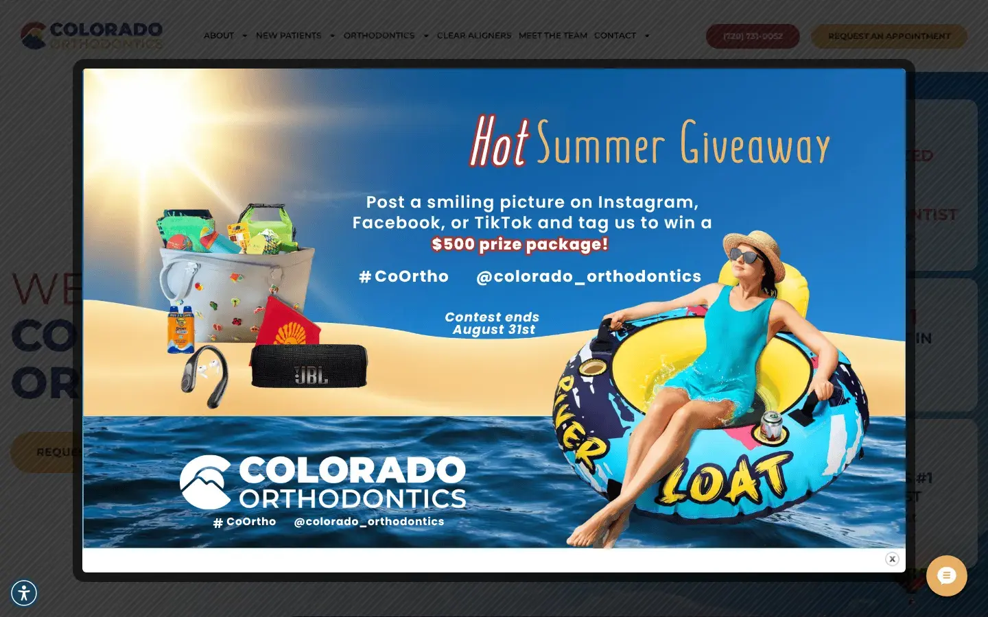 Homepage preview of Colorado Orthodontics/All About Braces