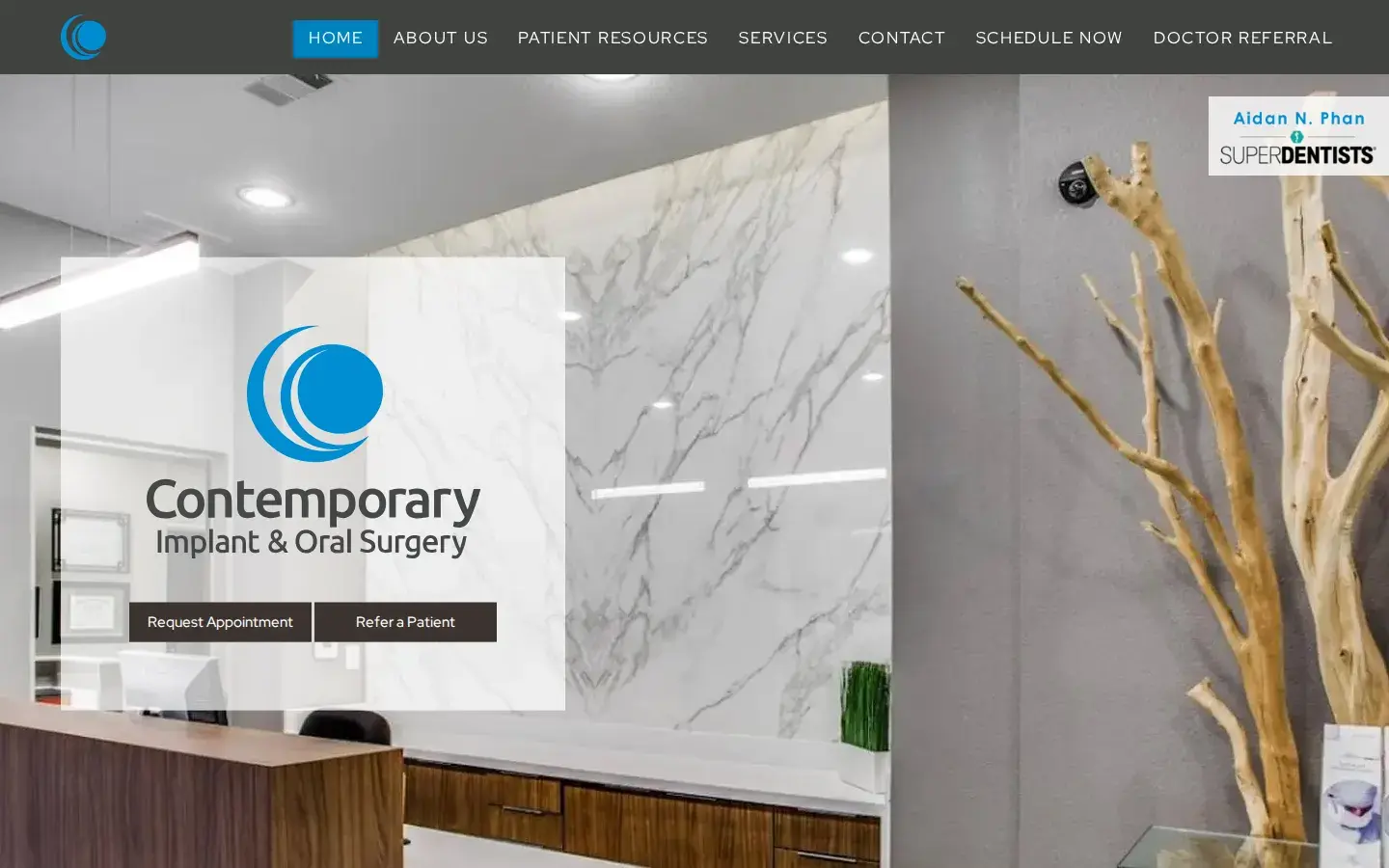 Homepage preview of Contemporary Implant and Oral Surgery of Plano