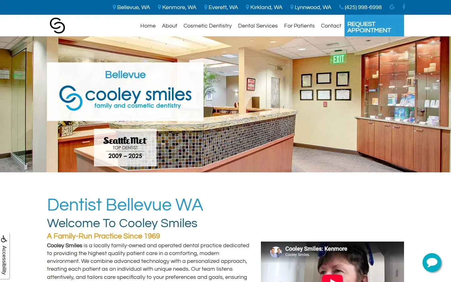 Homepage preview of Cooley Smiles