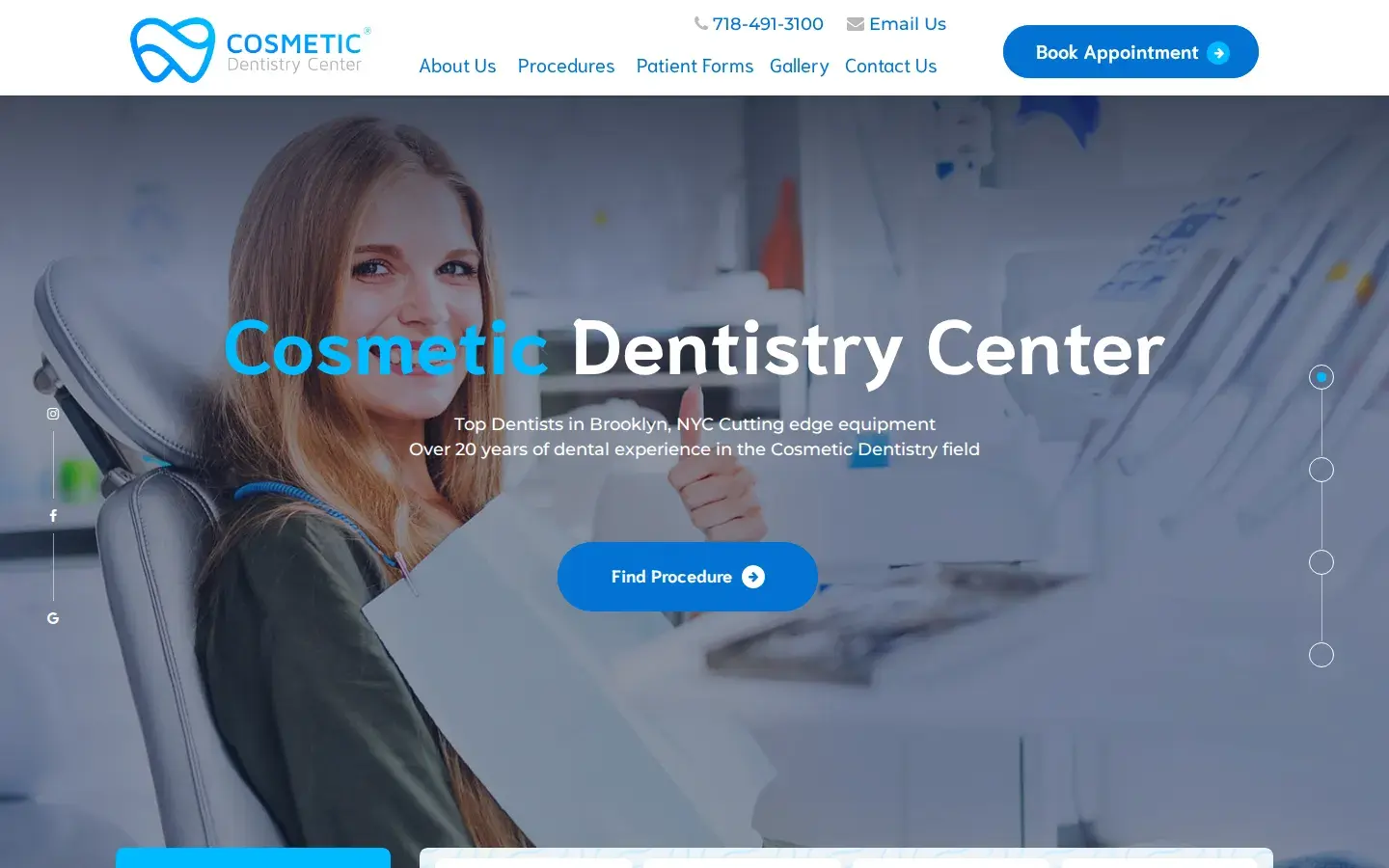 Homepage preview of Cosmetic Dentistry Center