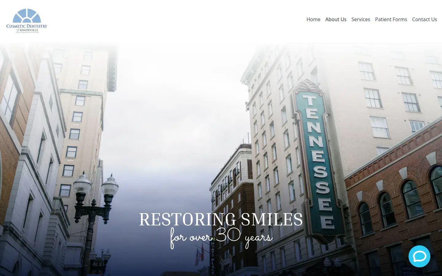 Homepage preview of Cosmetic Dentistry of Knoxville