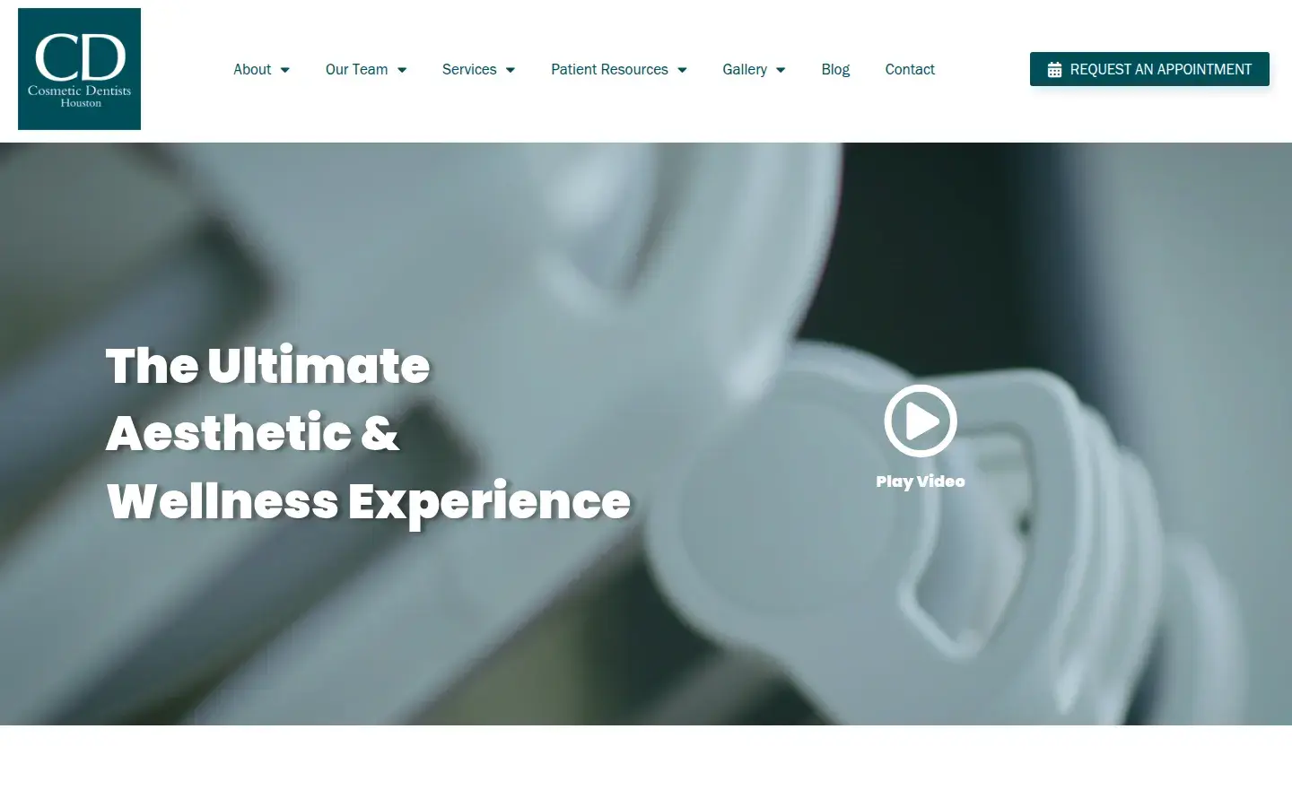 Homepage preview of Cosmetic Dentists of Houston