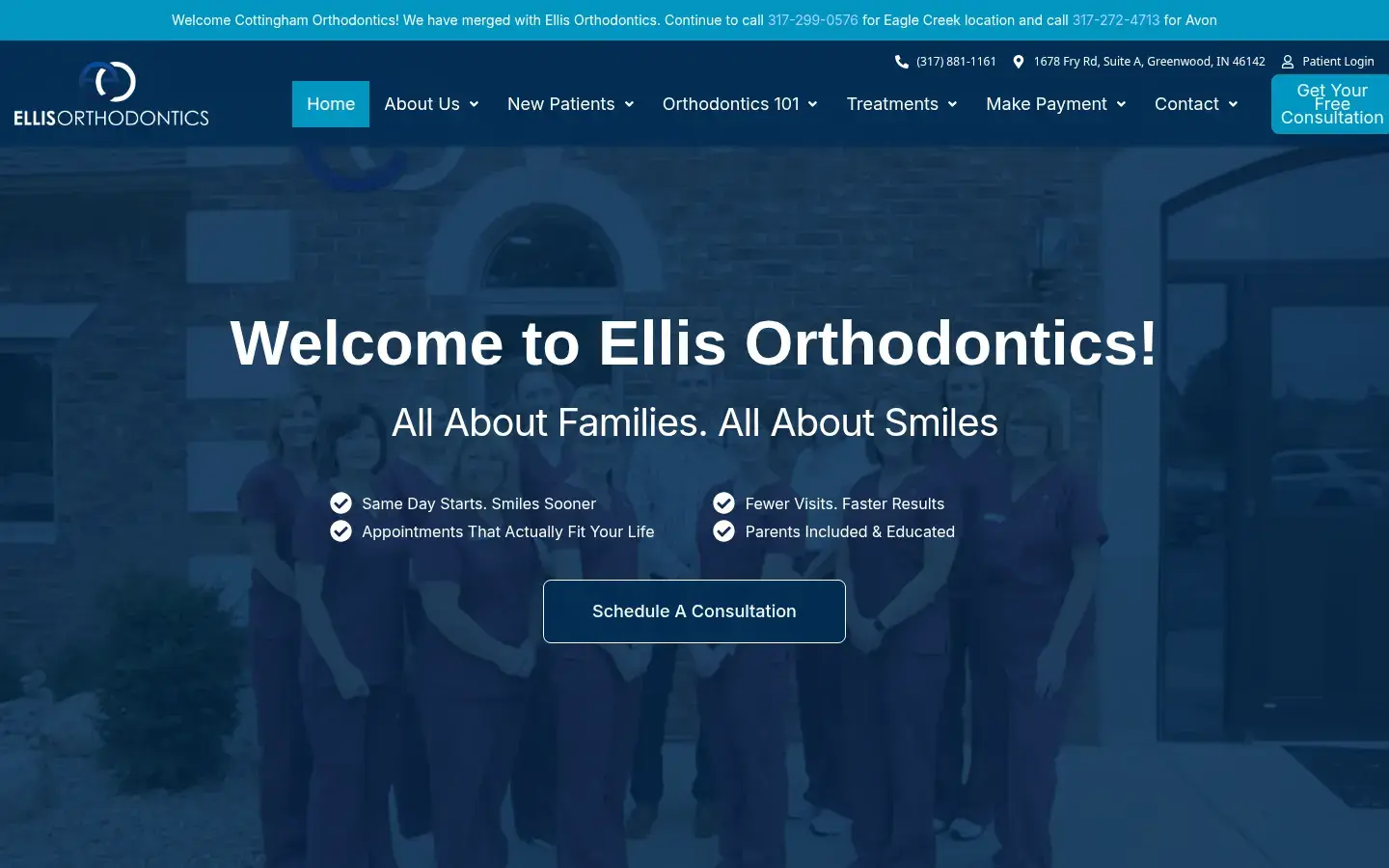 Homepage preview of Cottingham Orthodontics