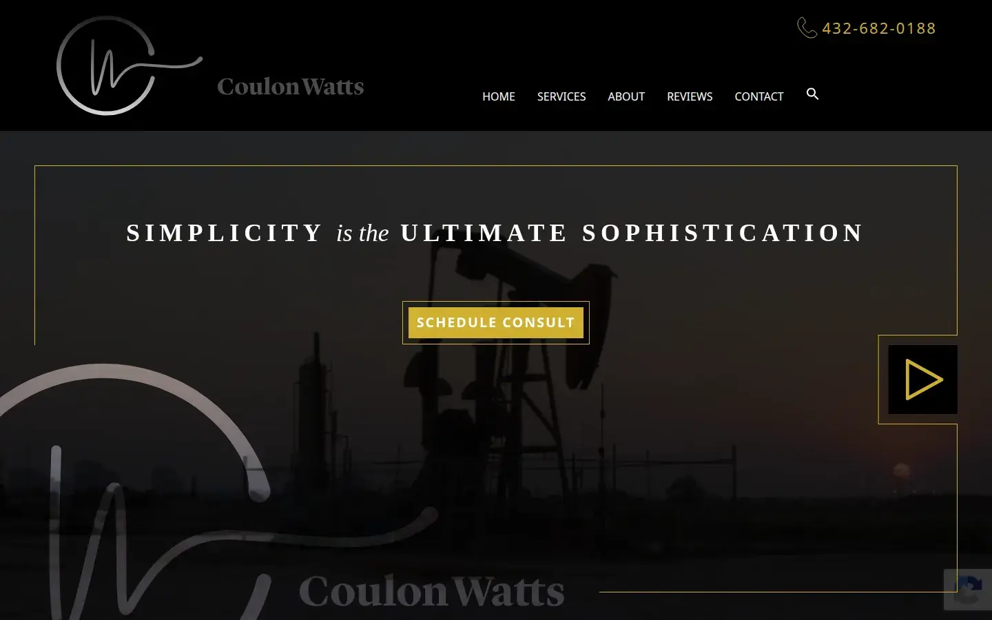 Homepage preview of Coulon Watts