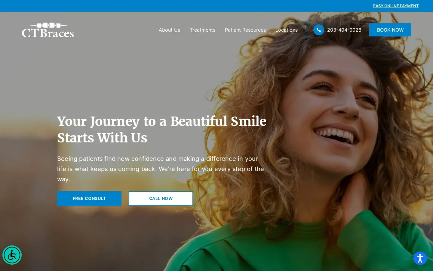 Homepage preview of CT Braces – Bridgeport Orthodontics