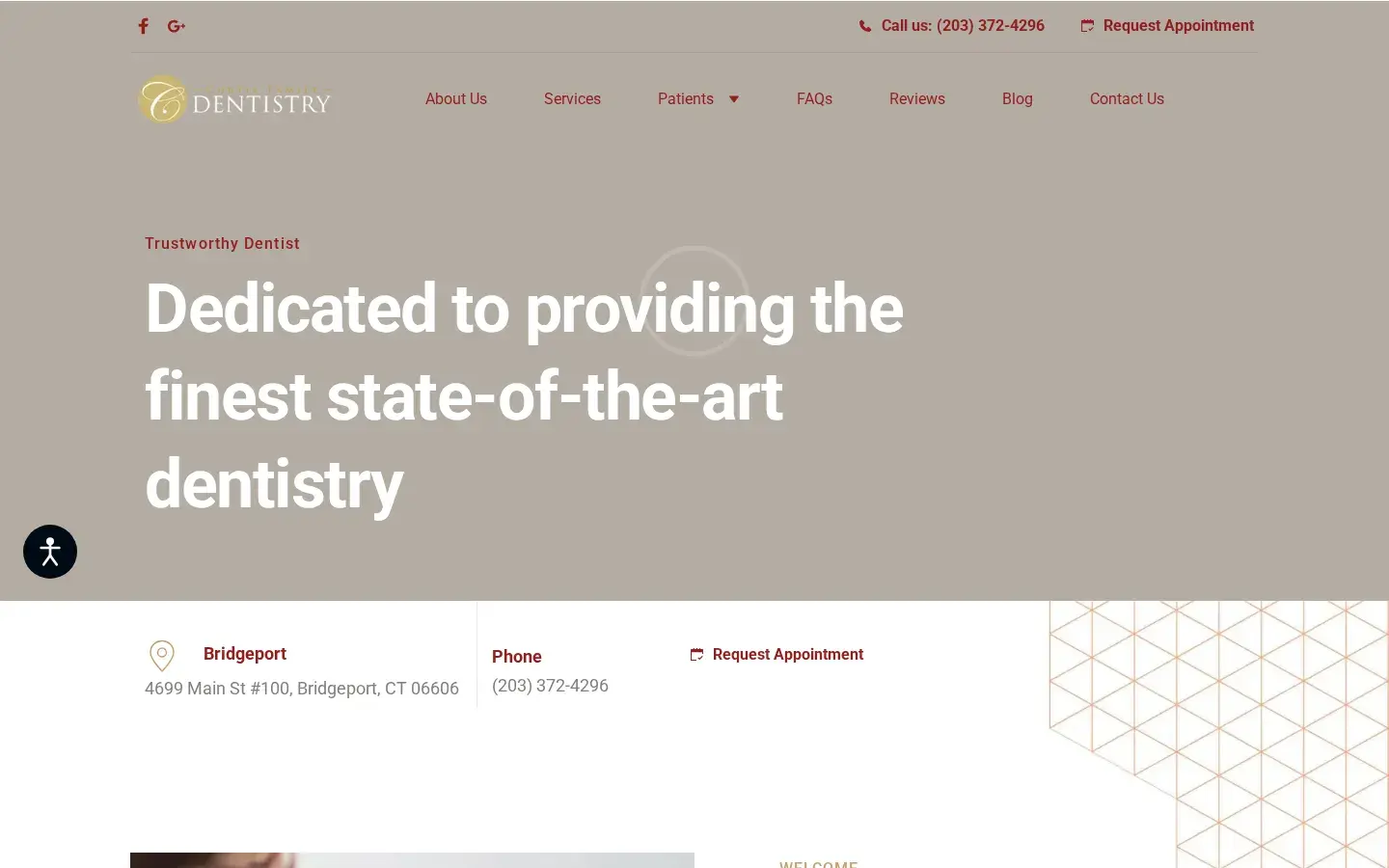 Homepage preview of Curtis Family Dentist