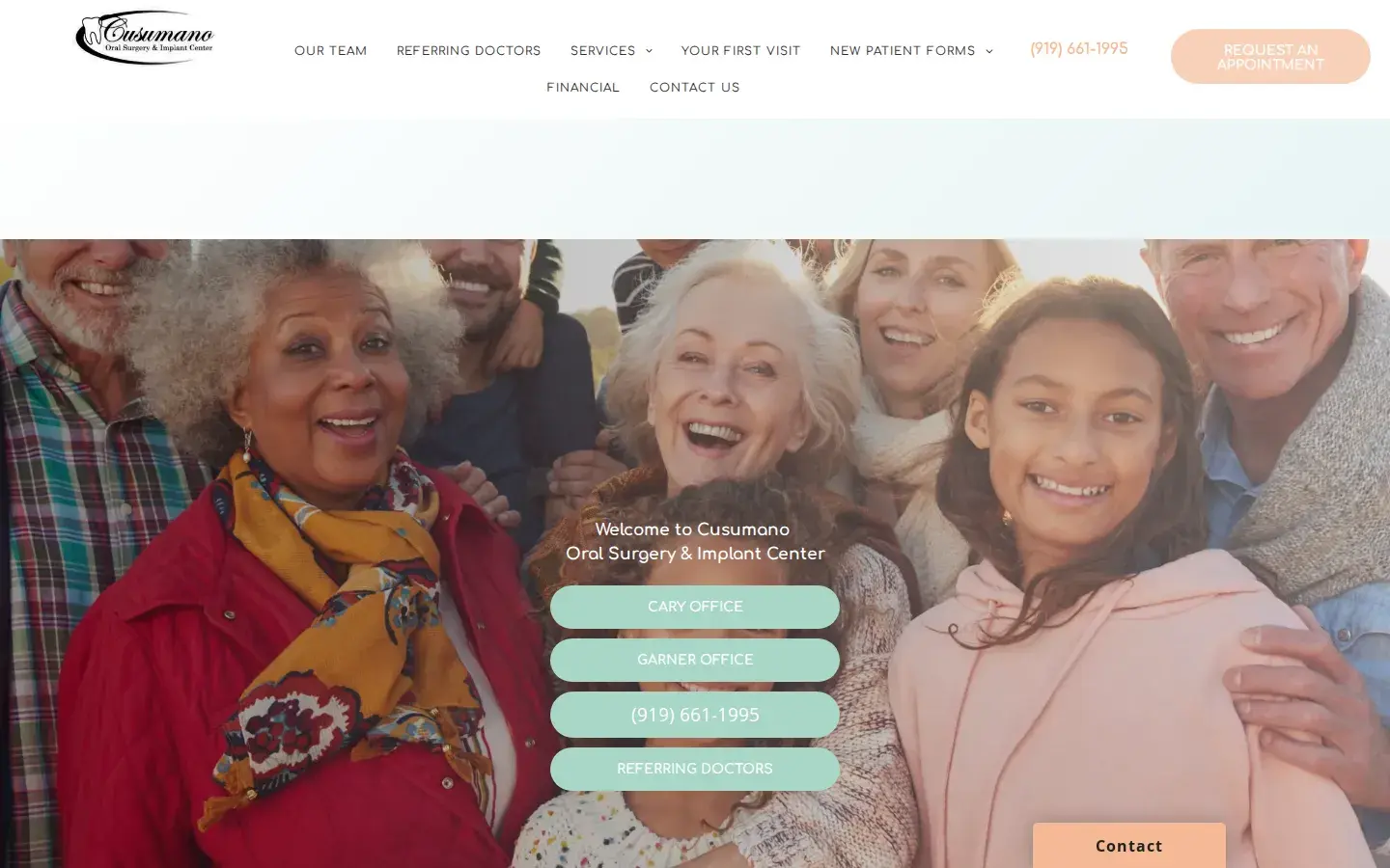 Homepage preview of Cusumano Oral Surgery & Implant Center