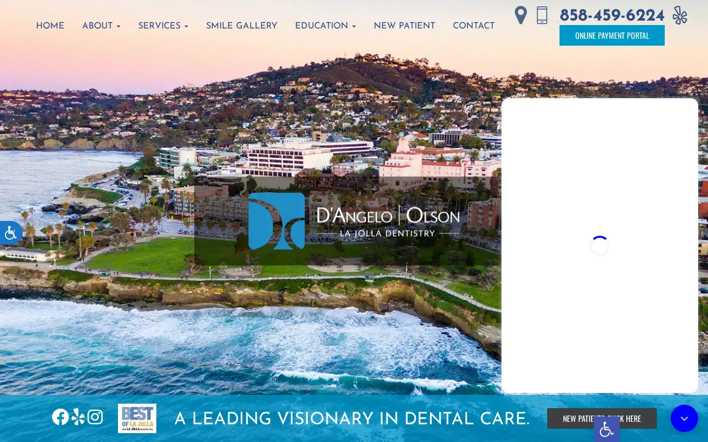 Homepage preview of D’Angelo/Hoffman/Olson
